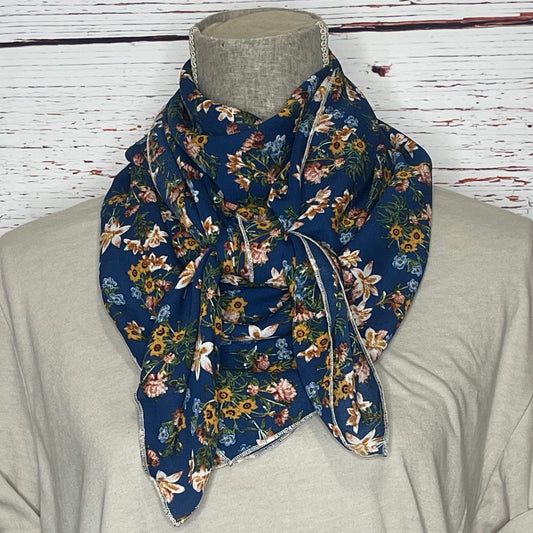 Navy Blue Floral