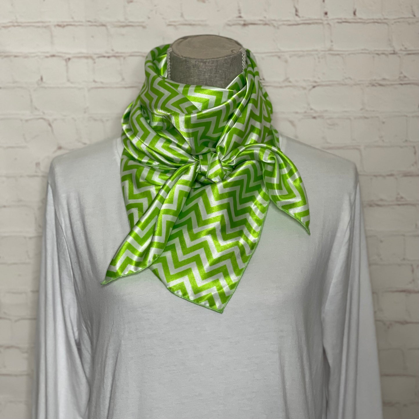 Lime Green Chevron