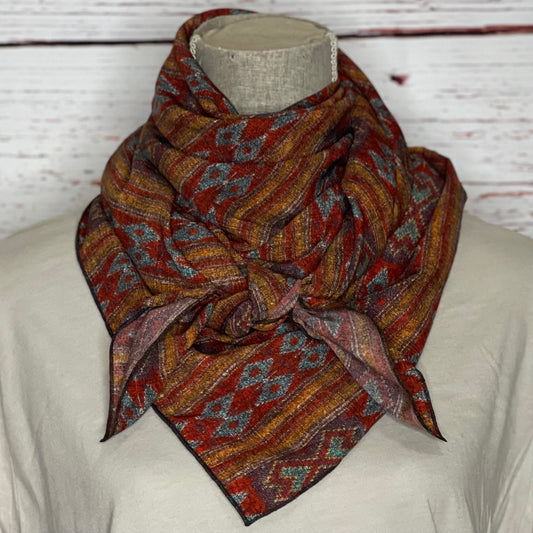 Turquoise Rust Tribal