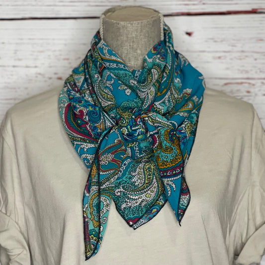Turquoise Paisley
