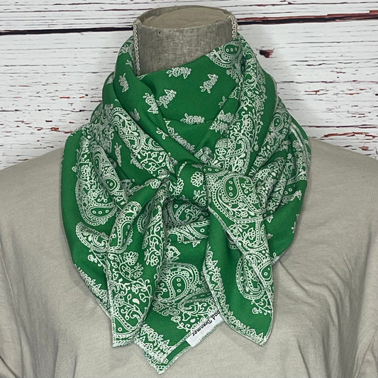 Green Bandana Paisley