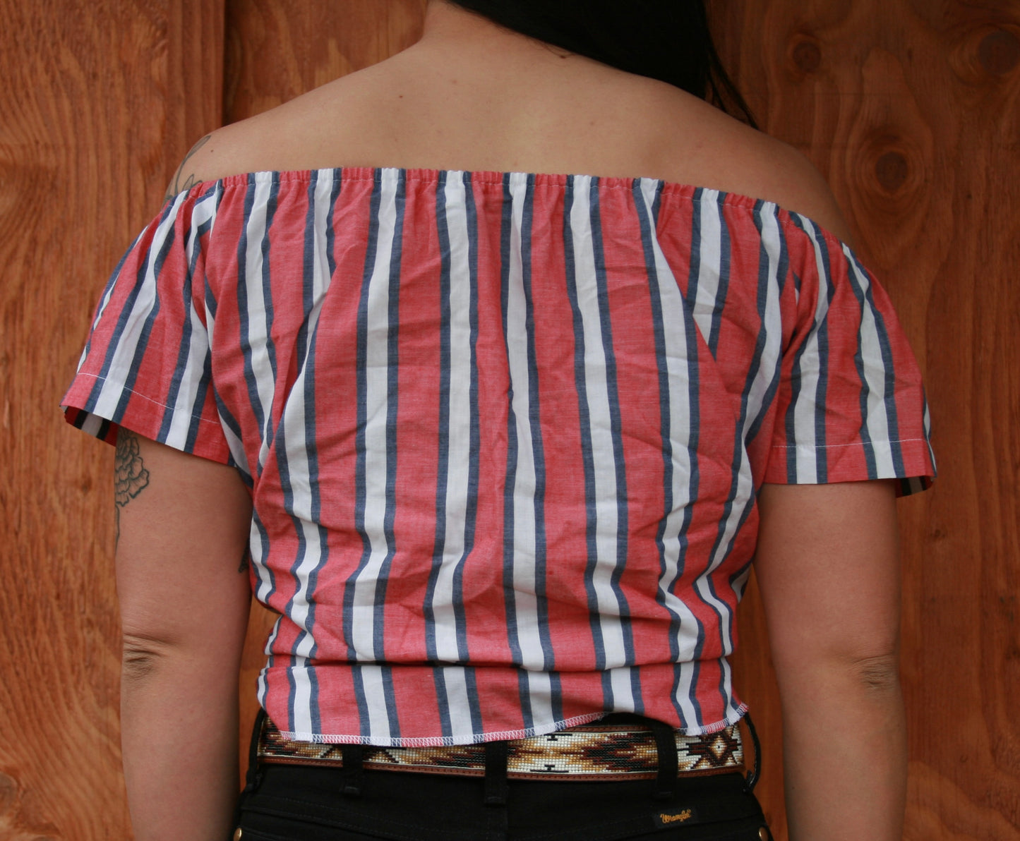 Coral Stripe - Medium